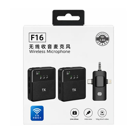 F16 Dual Wireless Microphone