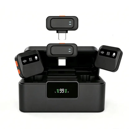 J22 4-in-1 Wireless Lavalier Microphone
