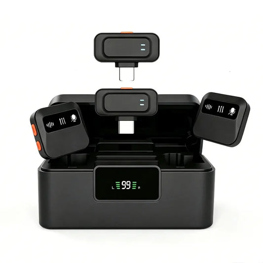 J22 4-in-1 Wireless Lavalier Microphone