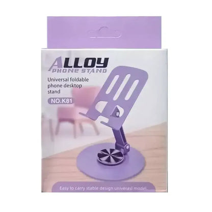 K81 Foldable Alloy Phone Stand