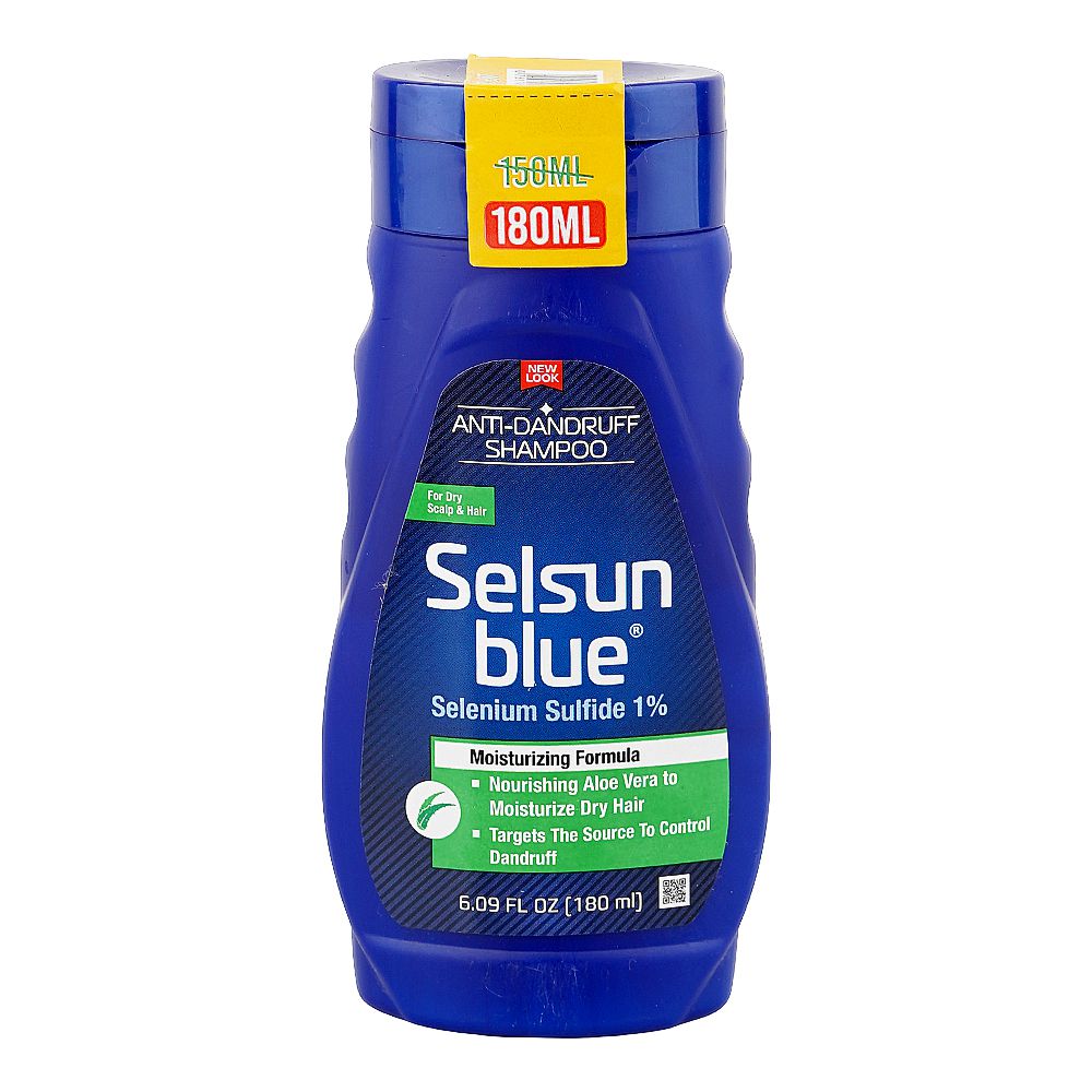 Selsun Green Shampoo 180ML Moisturizing Formula
