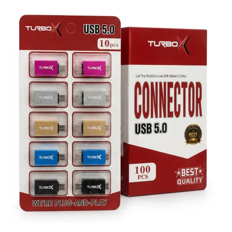 TURBOX Type-C OTG Connector (Pack Of 10)
