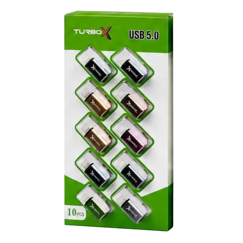TURBOX Type-C to Lightning Connector (Pack Of 10)